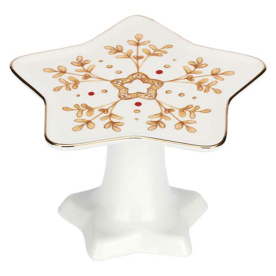 Alzata a forma di stella in porcellana Thunland, piccola