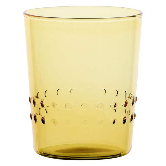 Set 2 bicchieri acqua in vetro Bloomia