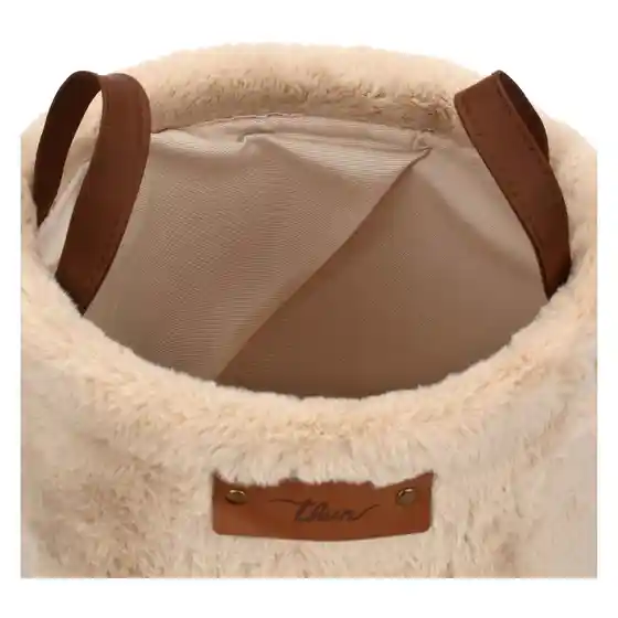 Set cesto e plaid, caramello