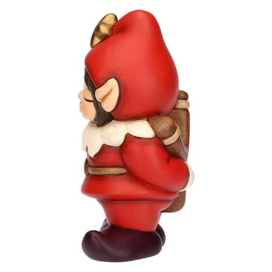 Elfo Birbo in ceramica, medio