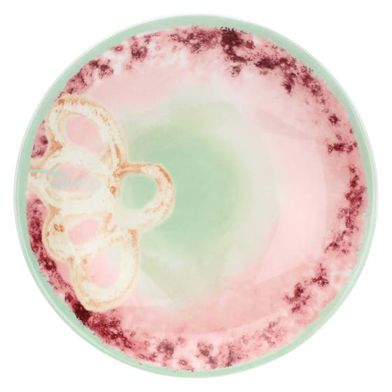 Set 2 piatti in porcellana Bloomia