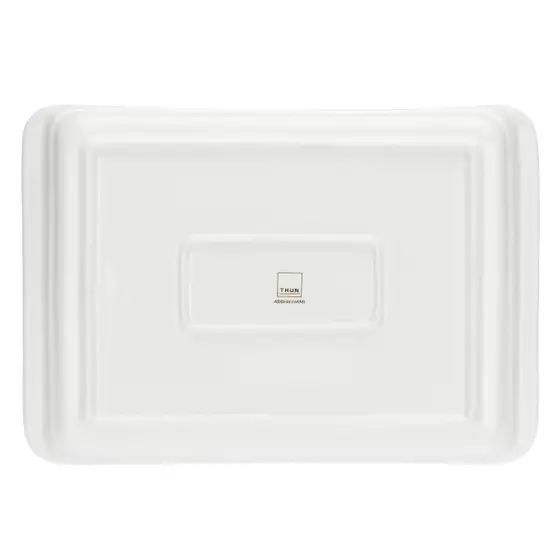 Teglia rettangolare in porcellana AbbracciAMI, grande