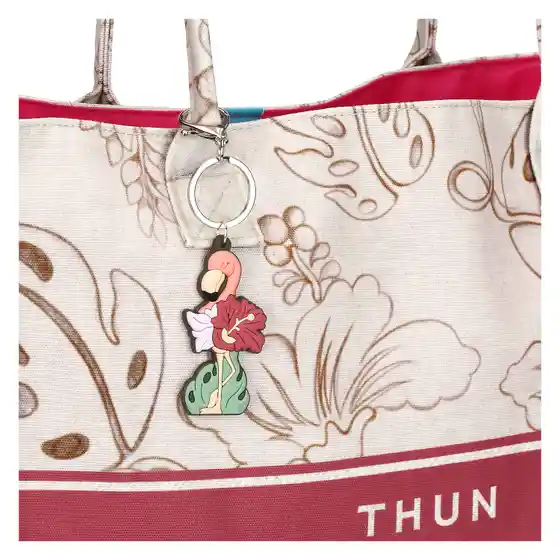Borsa mare Thun con pochette e charm Eleganza Esotica