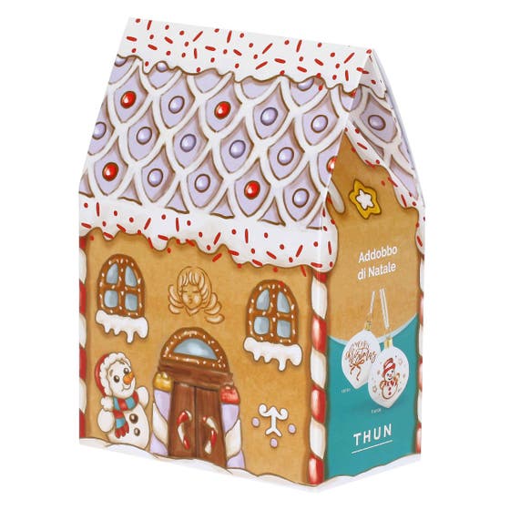 Confezione pandorino e addobbo in porcellana