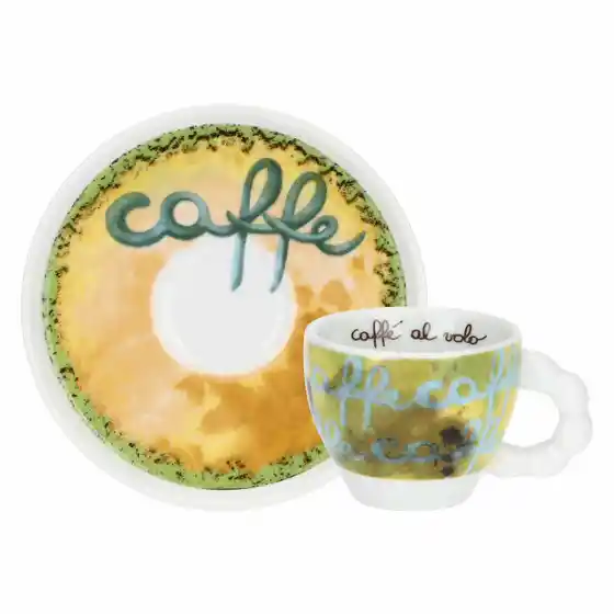 Set 2 tazzine con zuccheriera, Vogliadi