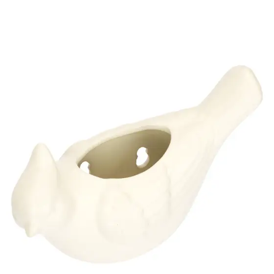 Cachepot da parete uccellino bianco Thun, Eleganza Esotica