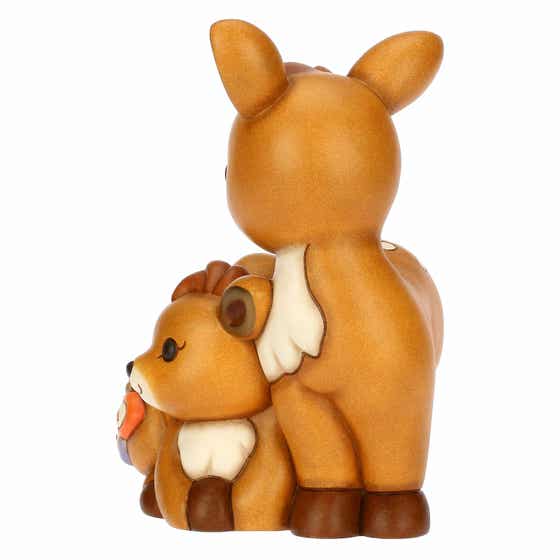 Coppia cerbiatto Amy con farfalla AbbracciAMI