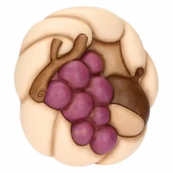 Formella Autunno, uva e castagna