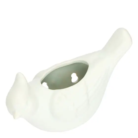 Cachepot da parete uccellino verde menta Thun, Eleganza Esotica
