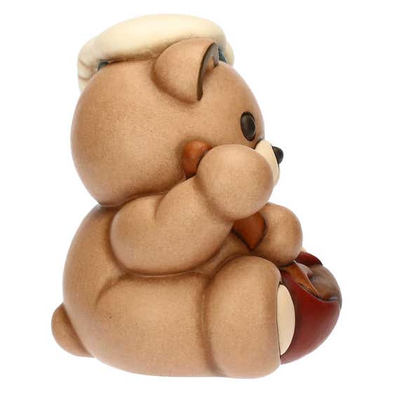 Teddy chef in ceramica, medio