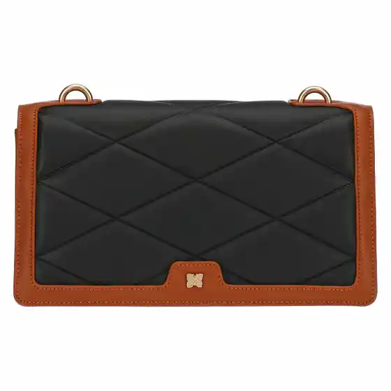 Borsa trapuntata in ecopelle, media thun