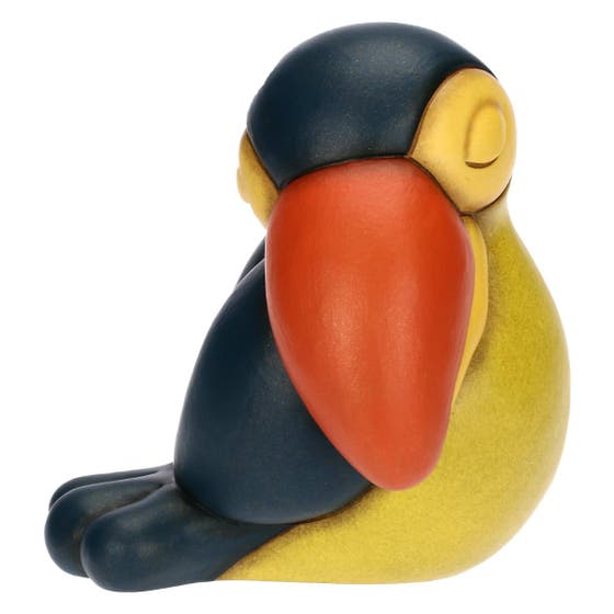 Tucano medio occhi chiusi