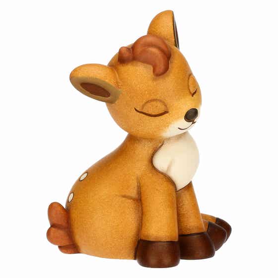 Cerbiatto Amy in ceramica AbbracciAMI, medio