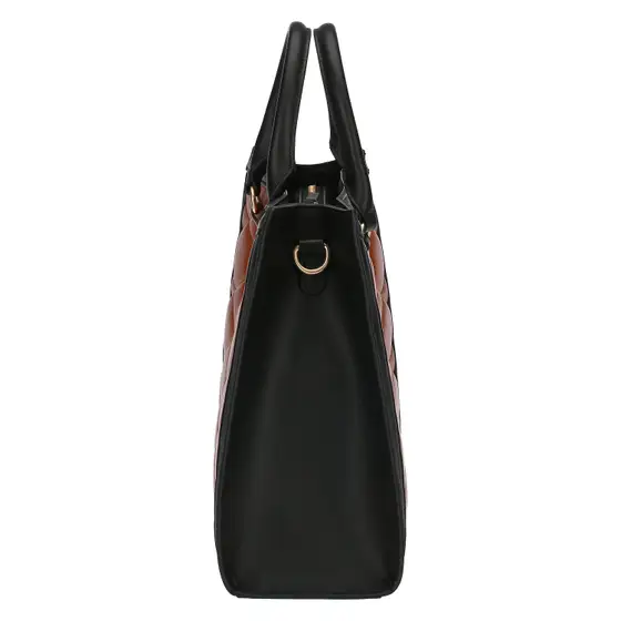 Shopper trapuntata in ecopelle doppi manici Thun