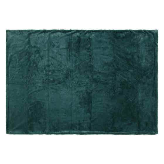 Set cesto e plaid, verde