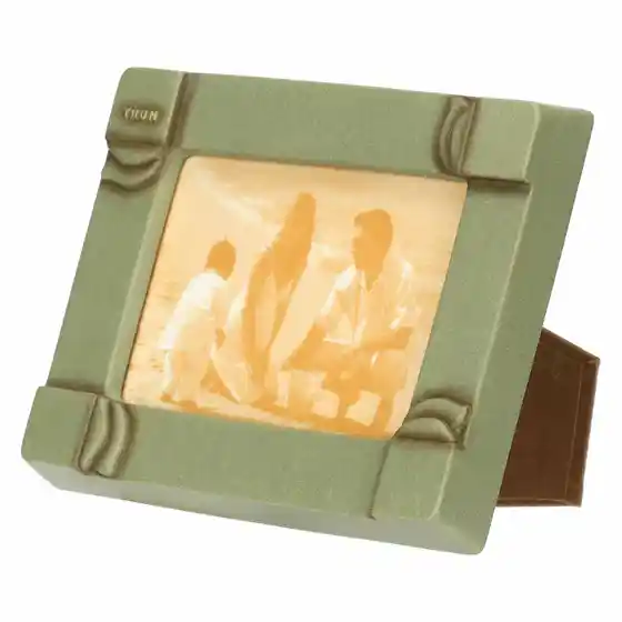 Portafoto verde Tulip, medio