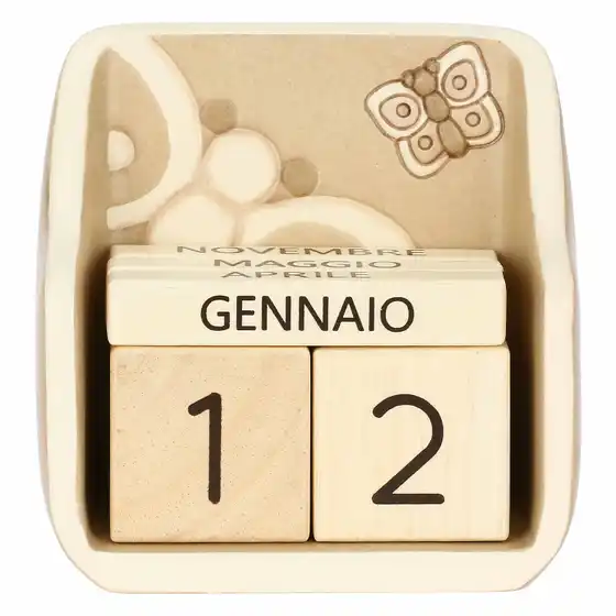 Calendario da tavolo in ceramica Iconic Elegance Thun