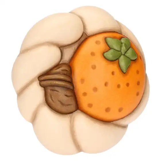 Formella Inverno, arancia e noce