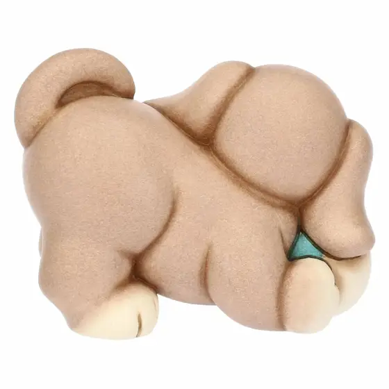 Cane Todo che gioca a palla in ceramica, medio Thun