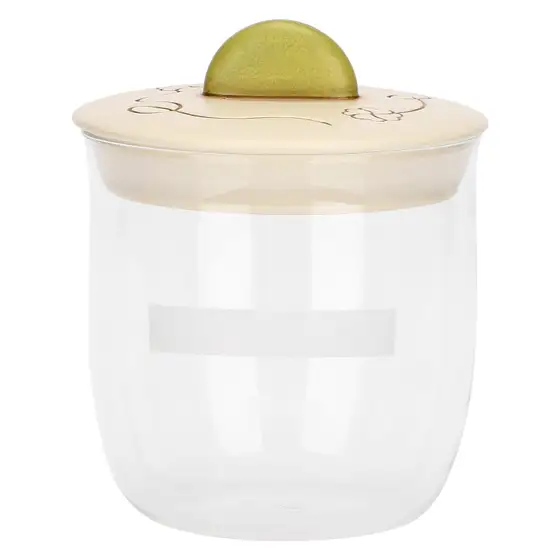 Barattolo in vetro con coperchio, grande, quadrifoglio