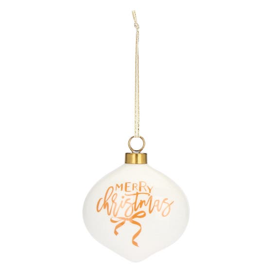 Confezione pandorino e addobbo in porcellana