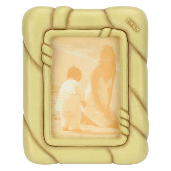 Portafoto in ceramica Twist, medio