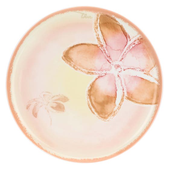 Set 2 piatti in porcellana Bloomia