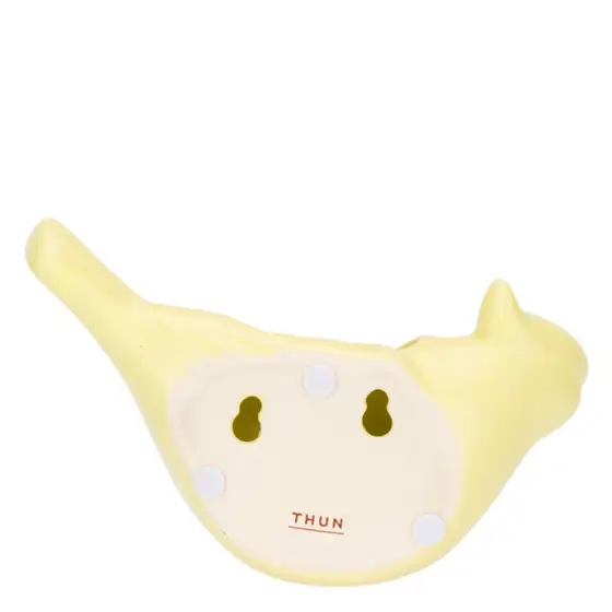 Cachepot giallo da parete uccellino Thun, Eleganza Esotica