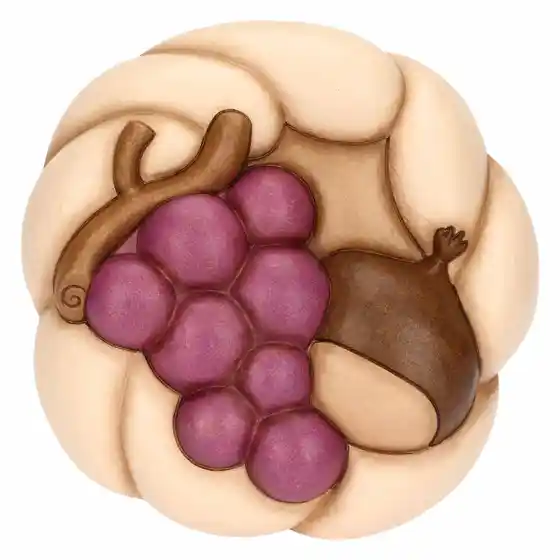 Formella Autunno, uva e castagna