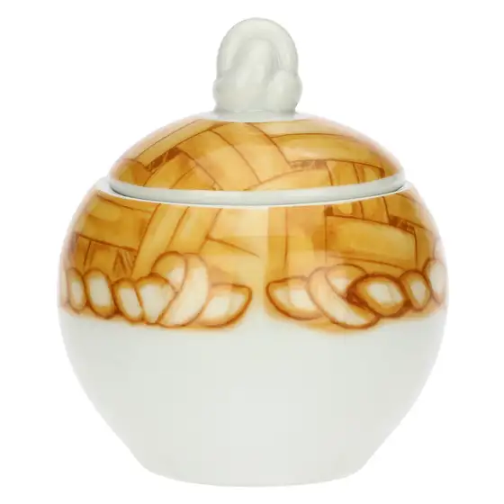 Zuccheriera in porcellana AbbracciAMI