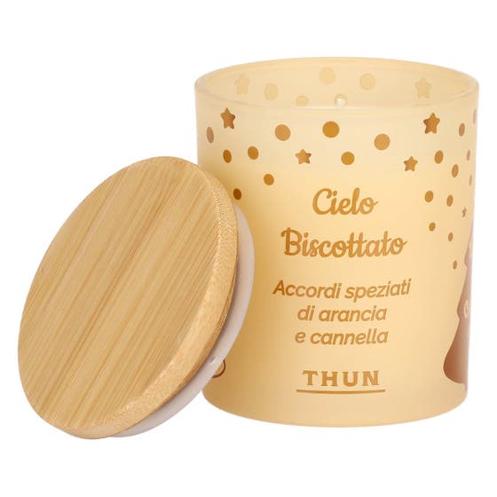Candela natalizia "Cielo biscottato"