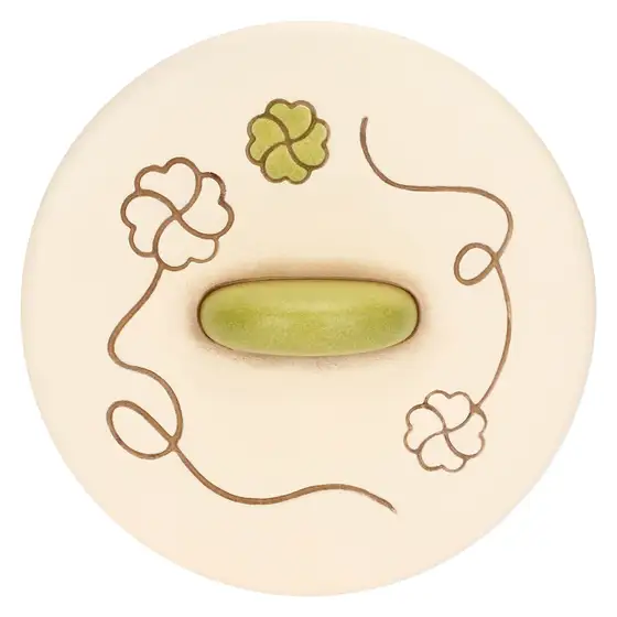 Barattolo in vetro con coperchio, grande, quadrifoglio