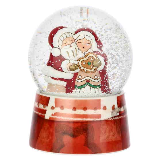 Boule de neige con Babbo e Mamma Natale, grande