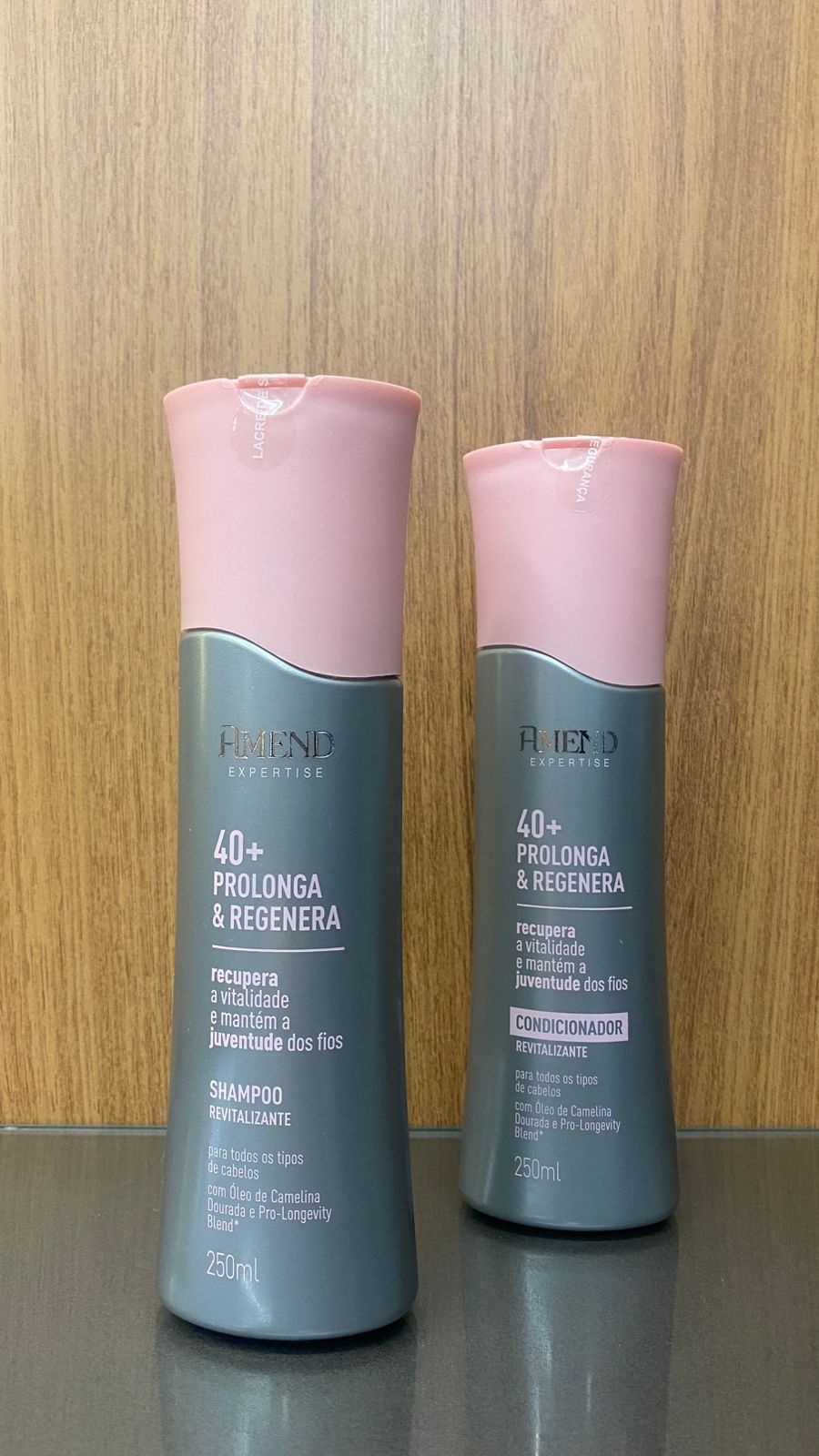 Kit Shampoo e Condicionador Amend 40+ Pré lançamento