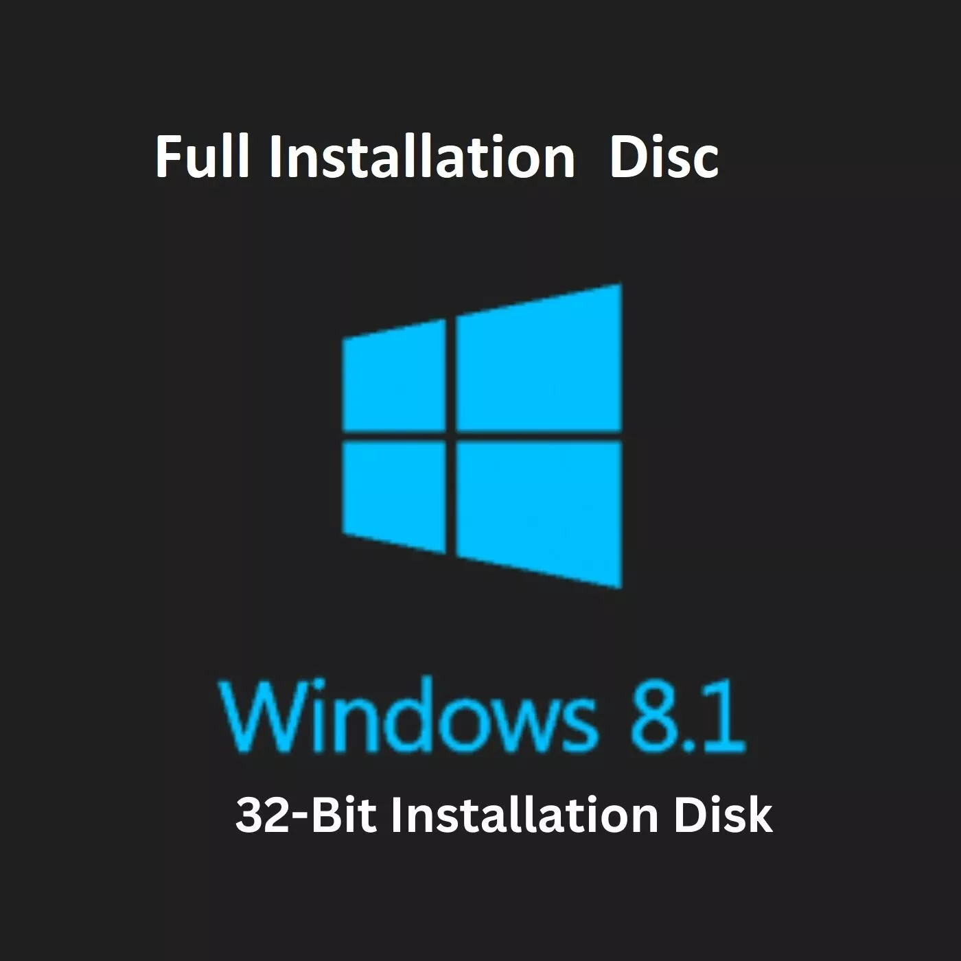 Windows 8.1 32-Bit Installation Disc