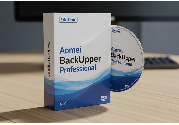 AOMEI Backupper Pro Lifetime 1PC DVD | Complete Backup & Disaster Recovery Tool