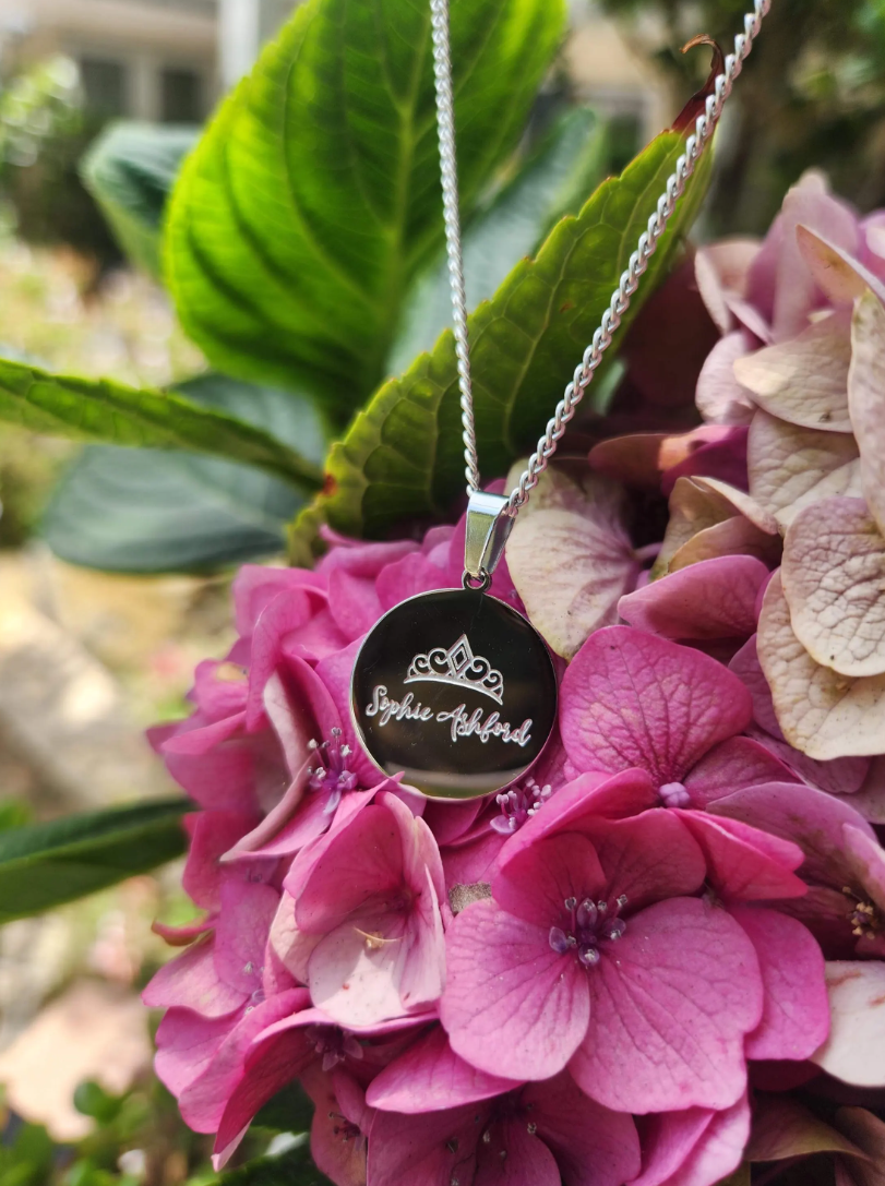 TS-Inspired "All's Fair in Love & Poetry" Heart Quill Pen Writing Stainless Steel Pendant Necklace