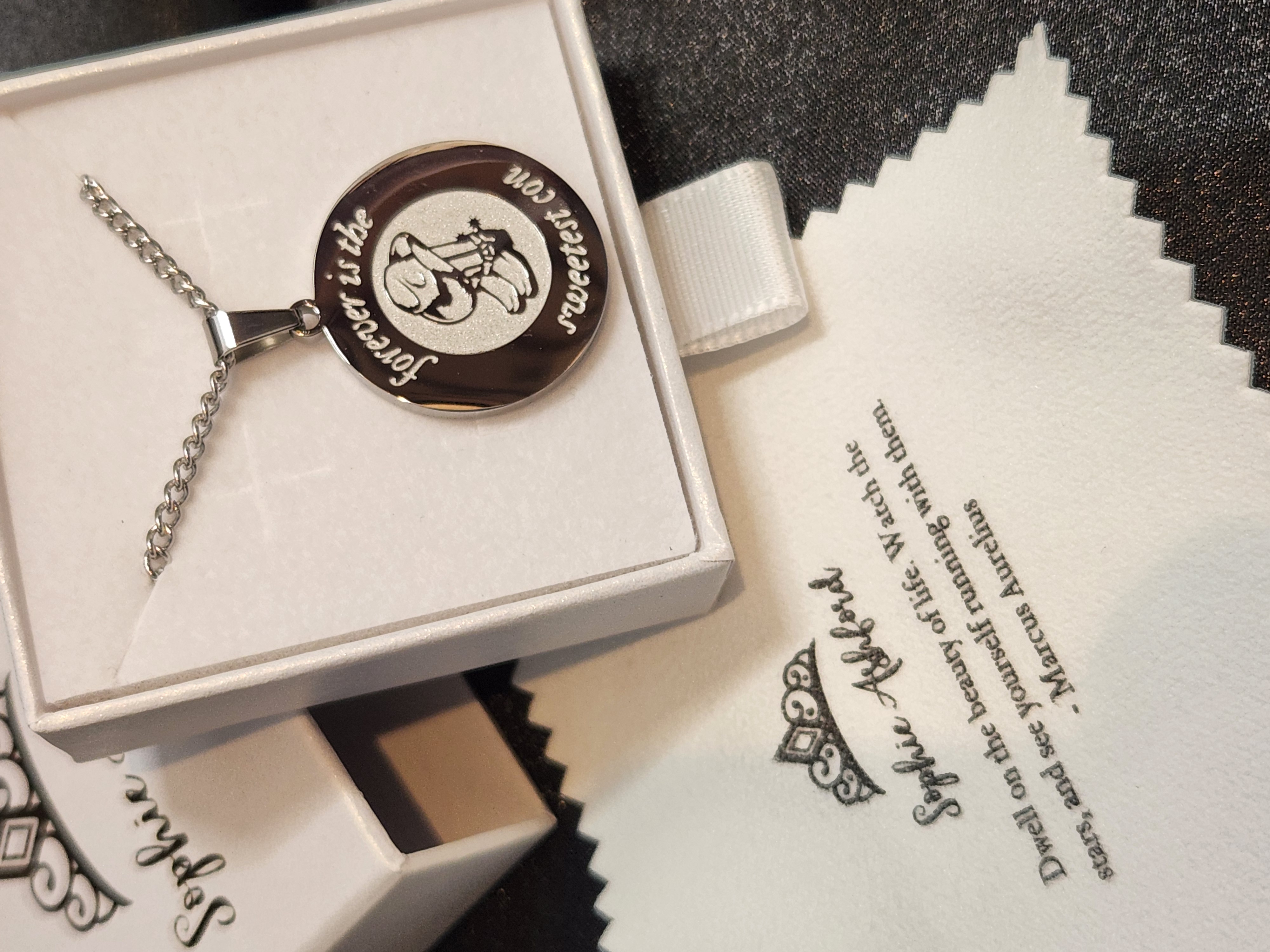 Forever Is The Sweetest Con TS-Inspired Necklace Pendant