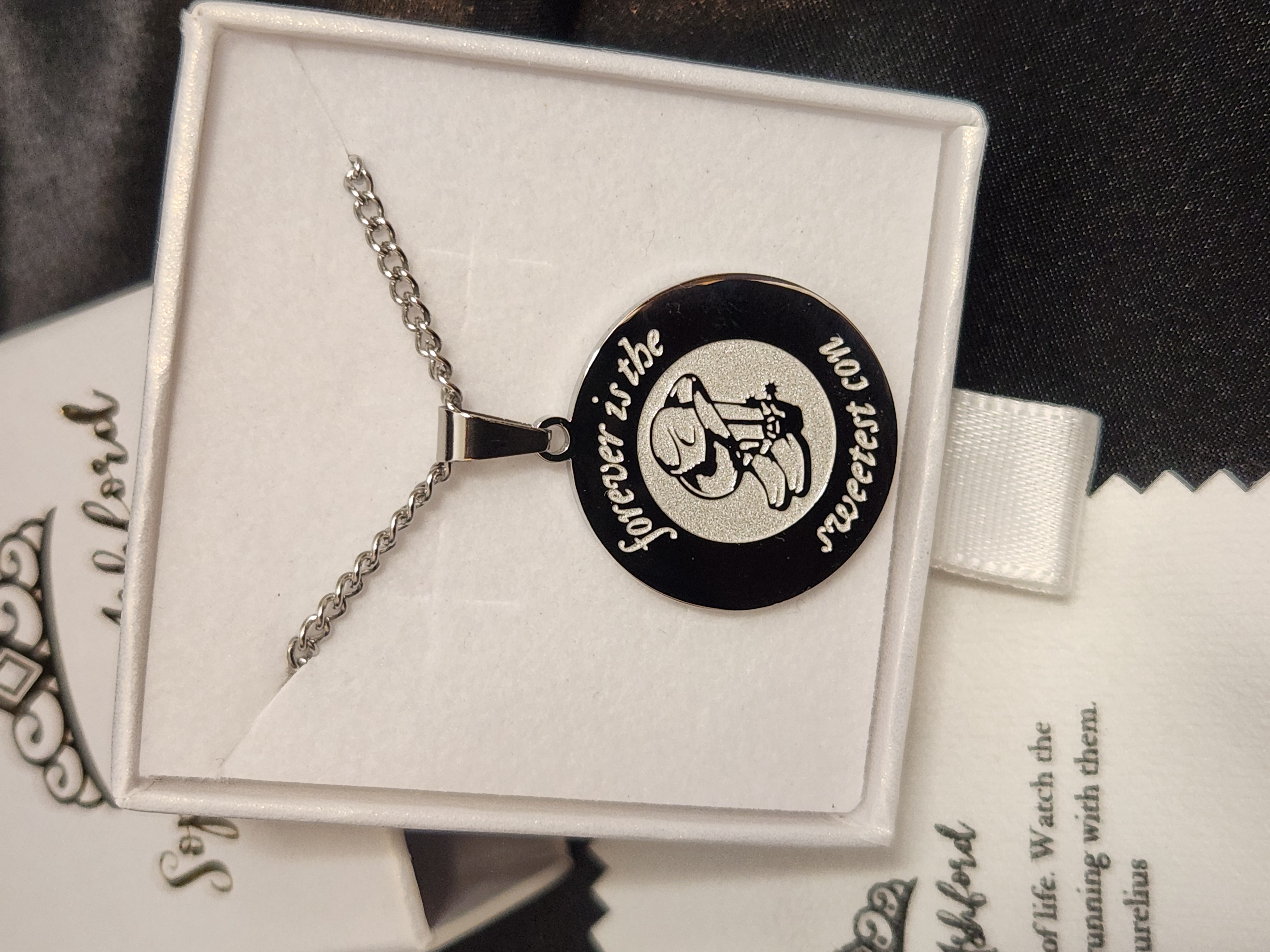 Forever Is The Sweetest Con TS-Inspired Necklace Pendant