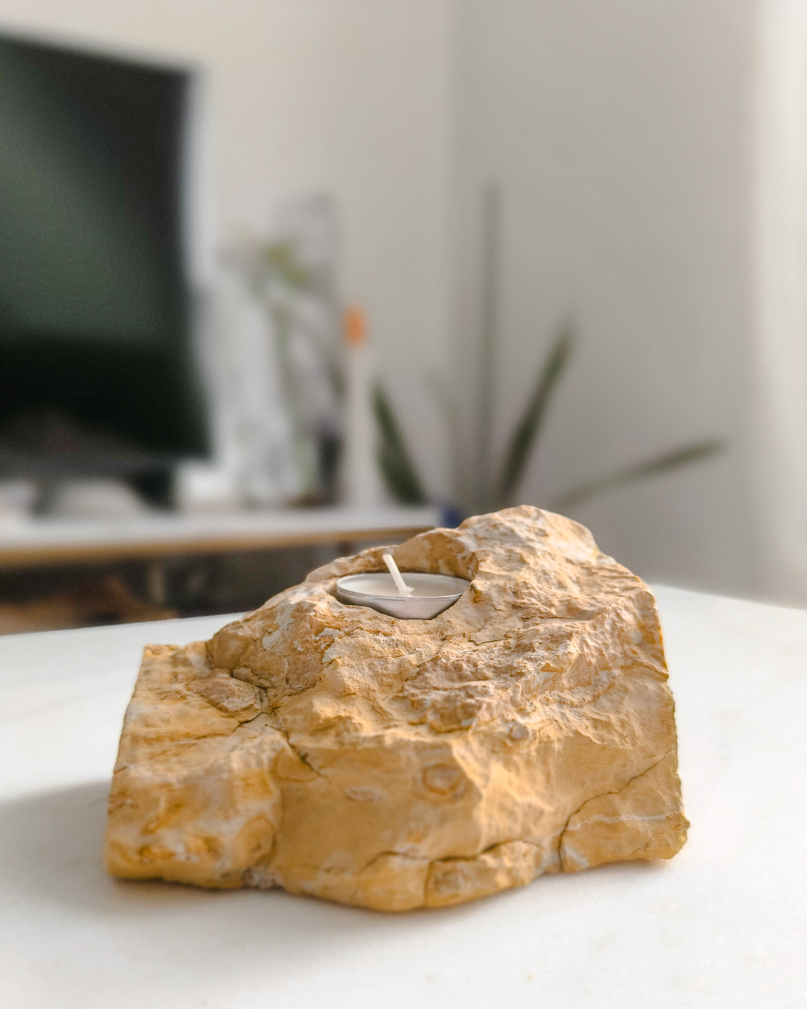 Porta Vela Amarelo Negrais