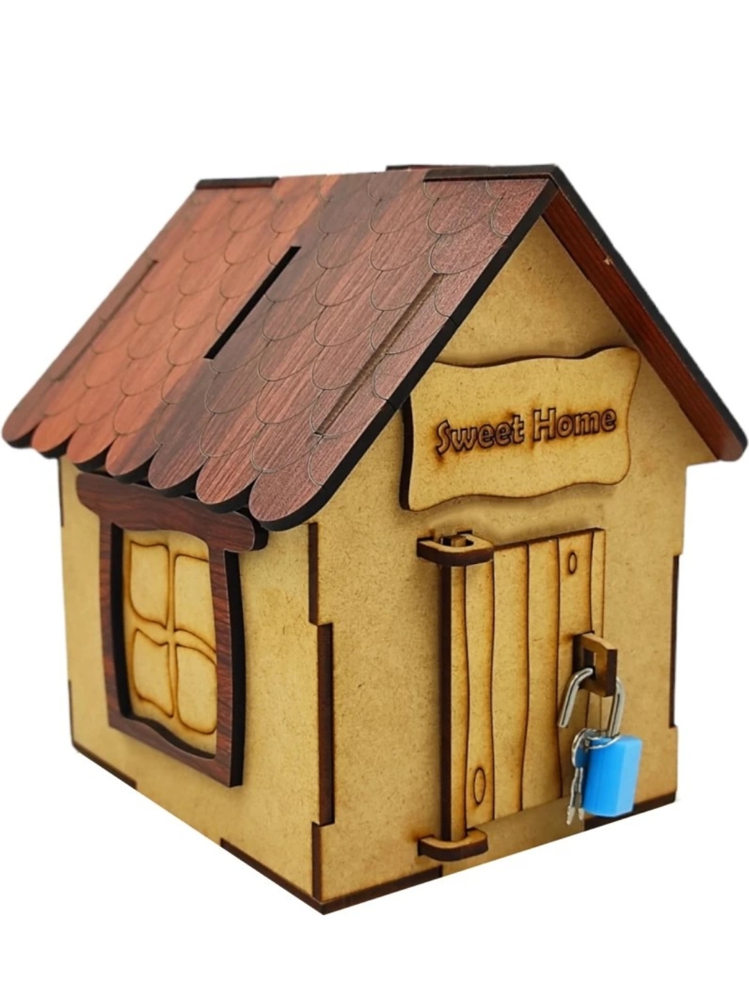 HUT Piggy Coin Bank with LOCK and KEY Girl & Boys |Money Box| Coin Bank| Gullak| Best Return Gift moneybank Coin Bank