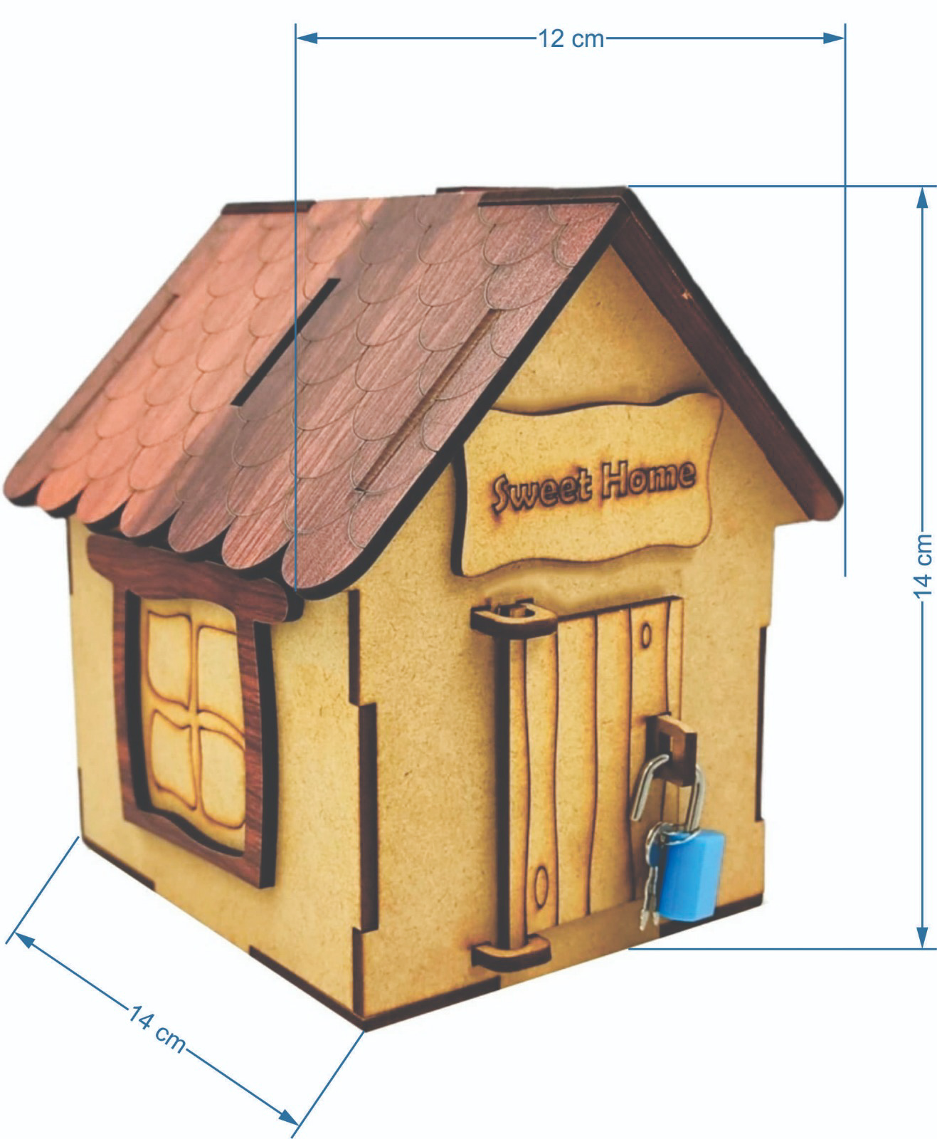  HUT Piggy Coin Bank with LOCK and KEY Girl & Boys |Money Box| Coin Bank| Gullak| Best Return Gift moneybank Coin Bank