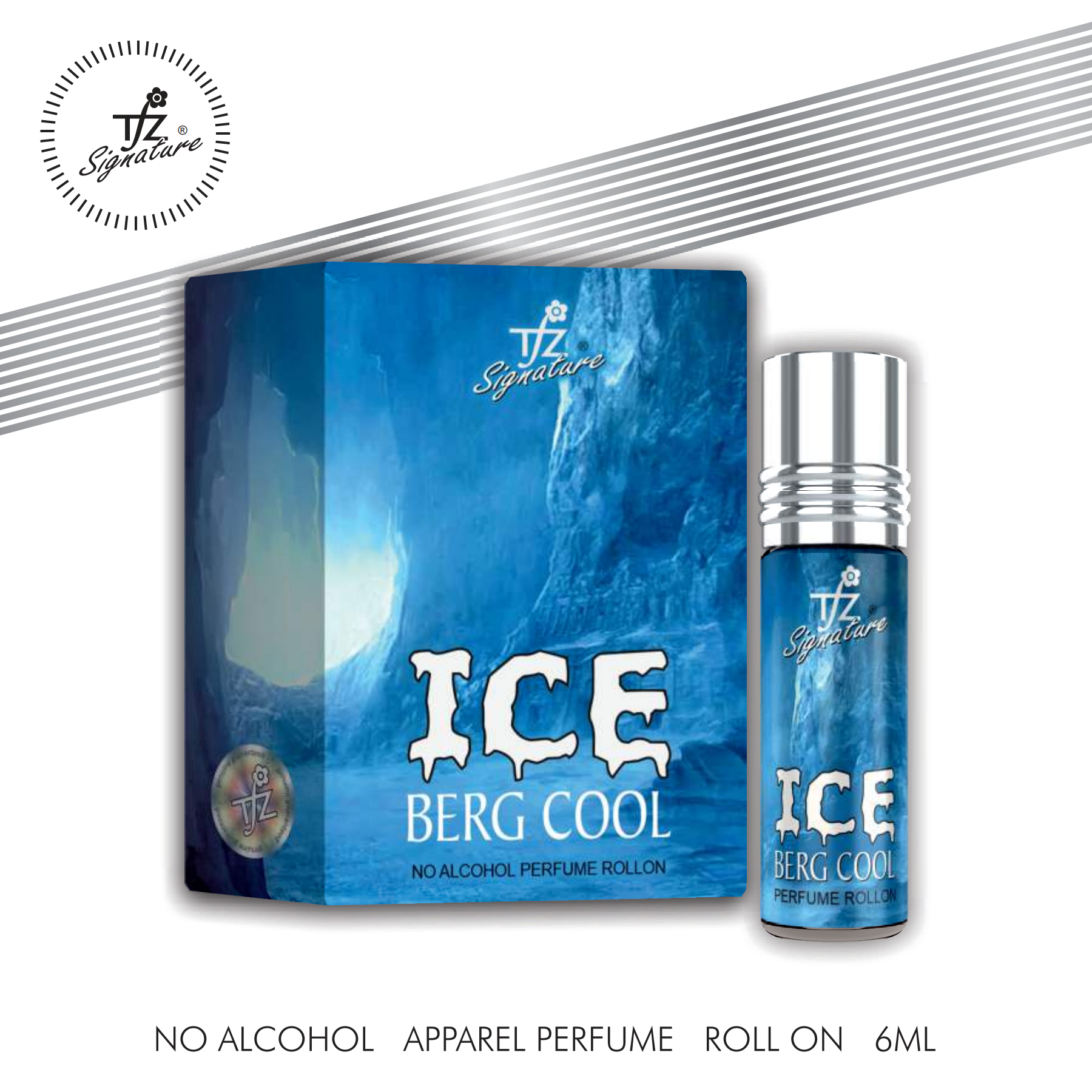 ICE Berg Cool No Alcohol Perfume Roll-On