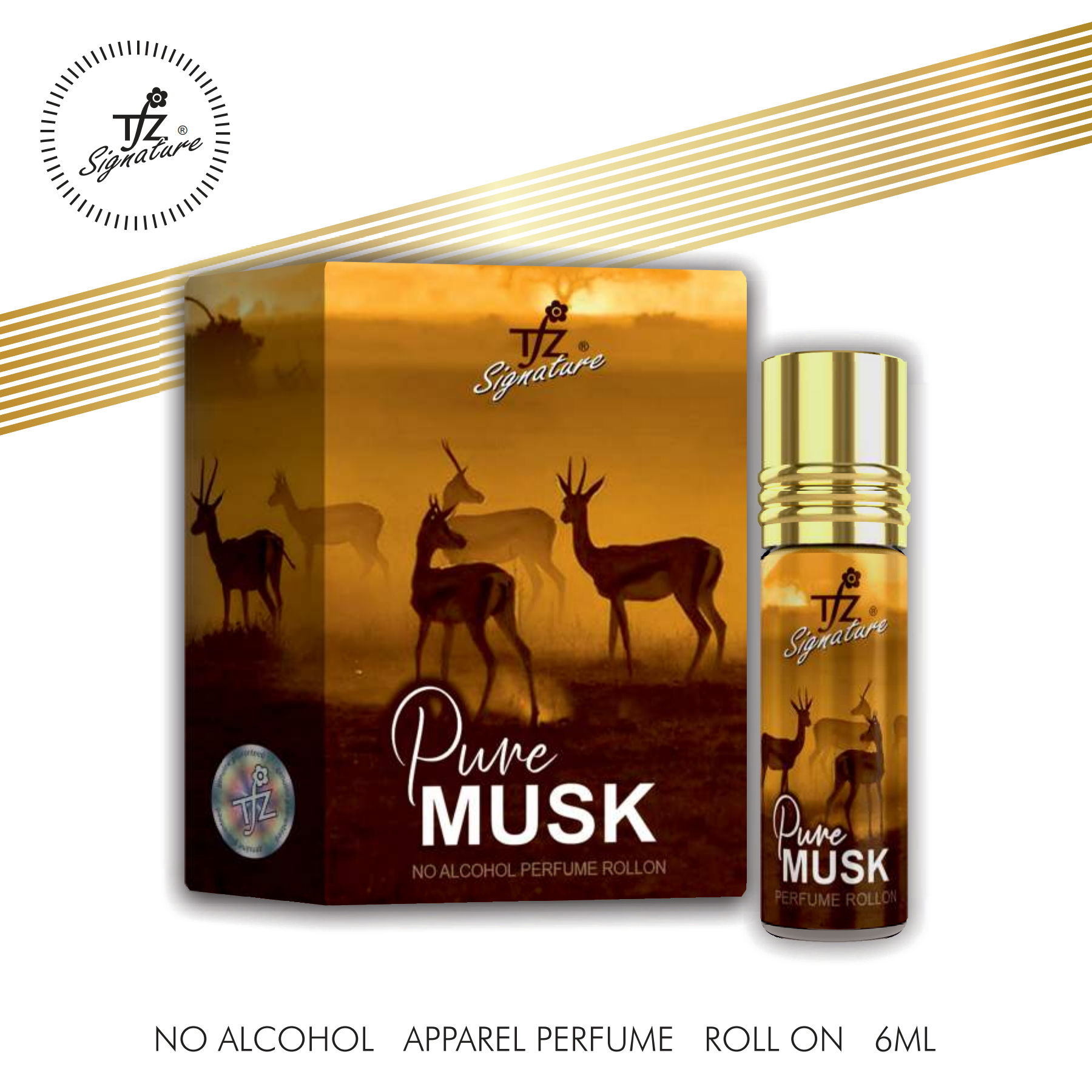 Pure Musk Perfume Roll-On