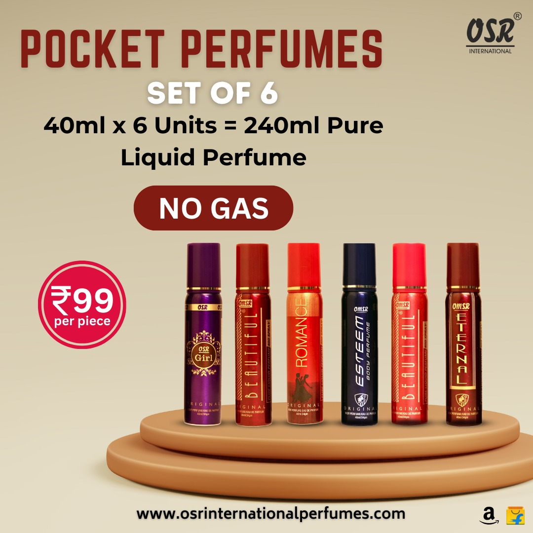 Pocket Perfumes Set of 6