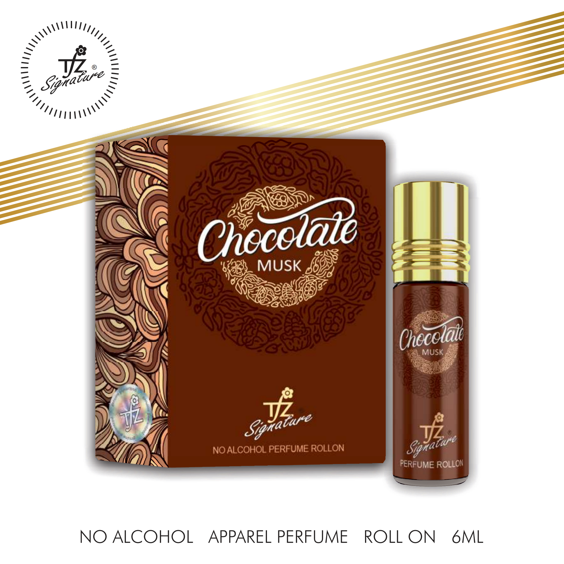 Chocolate Musk No Alcohol Perfume Roll-On