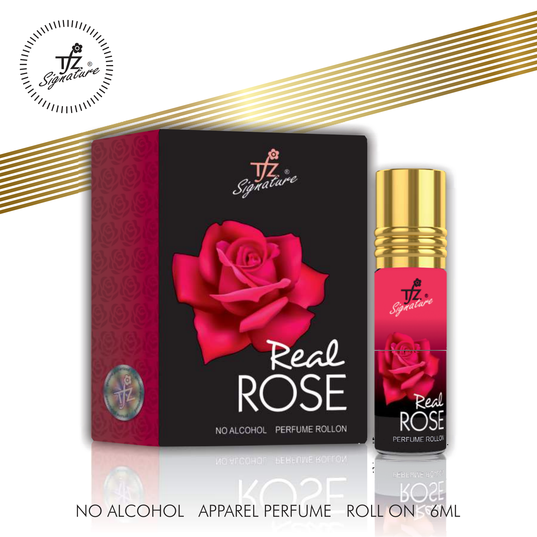 Real Rose Perfume Roll-On