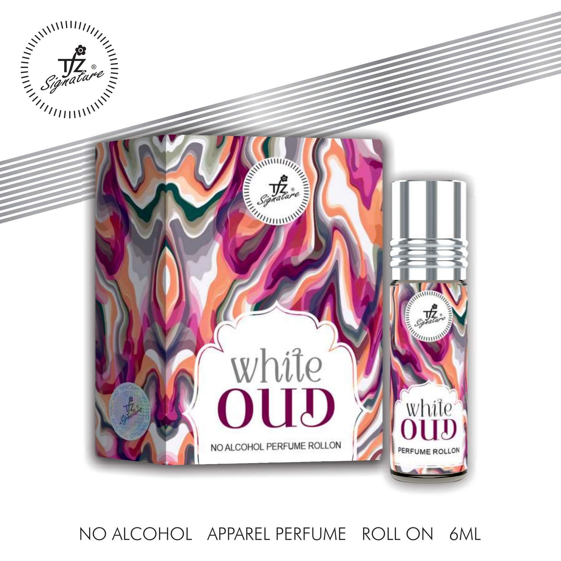 White Oud Perfume Roll-On