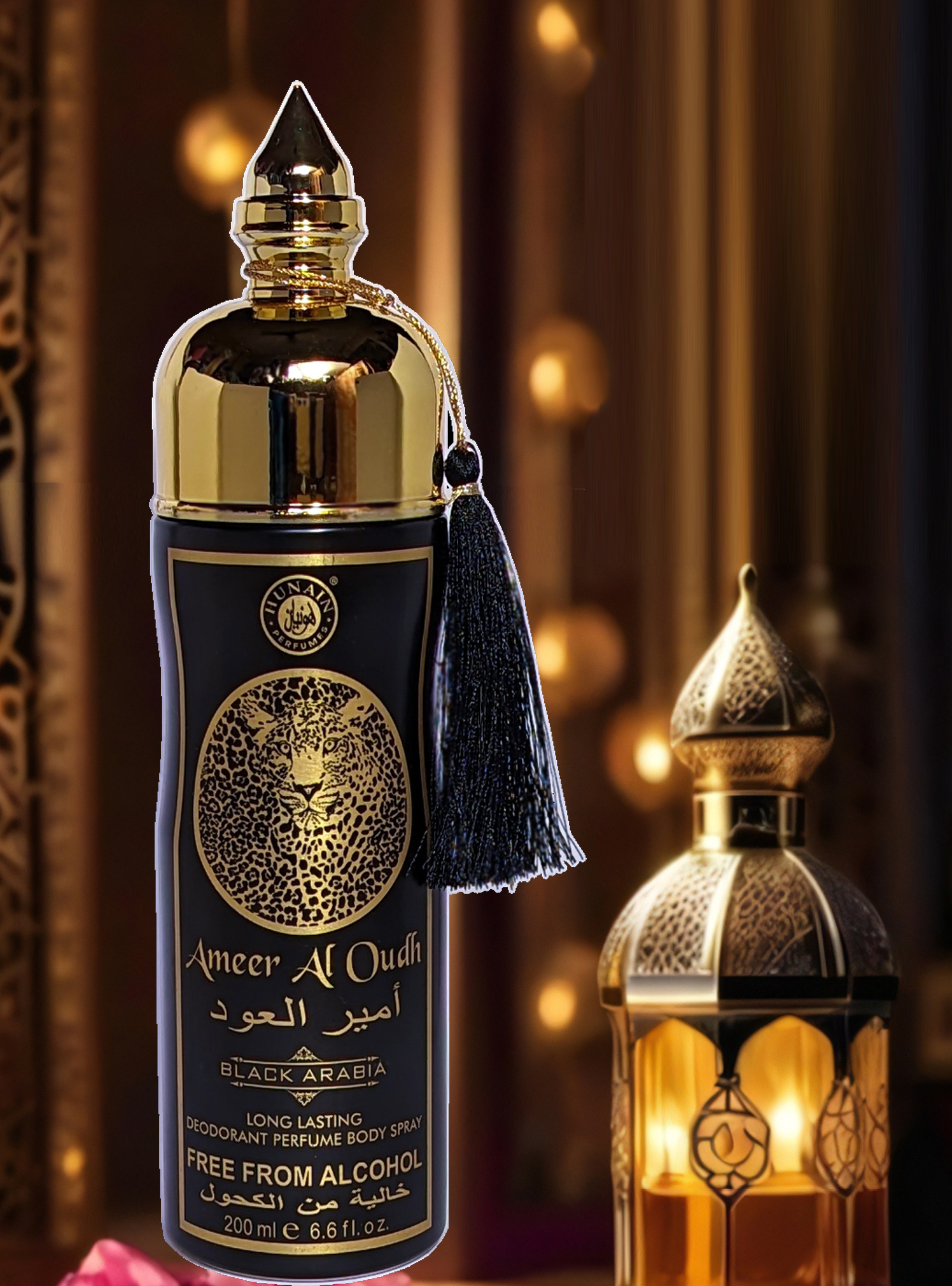 Ameer Al Oudh Black Arabia Body Spray