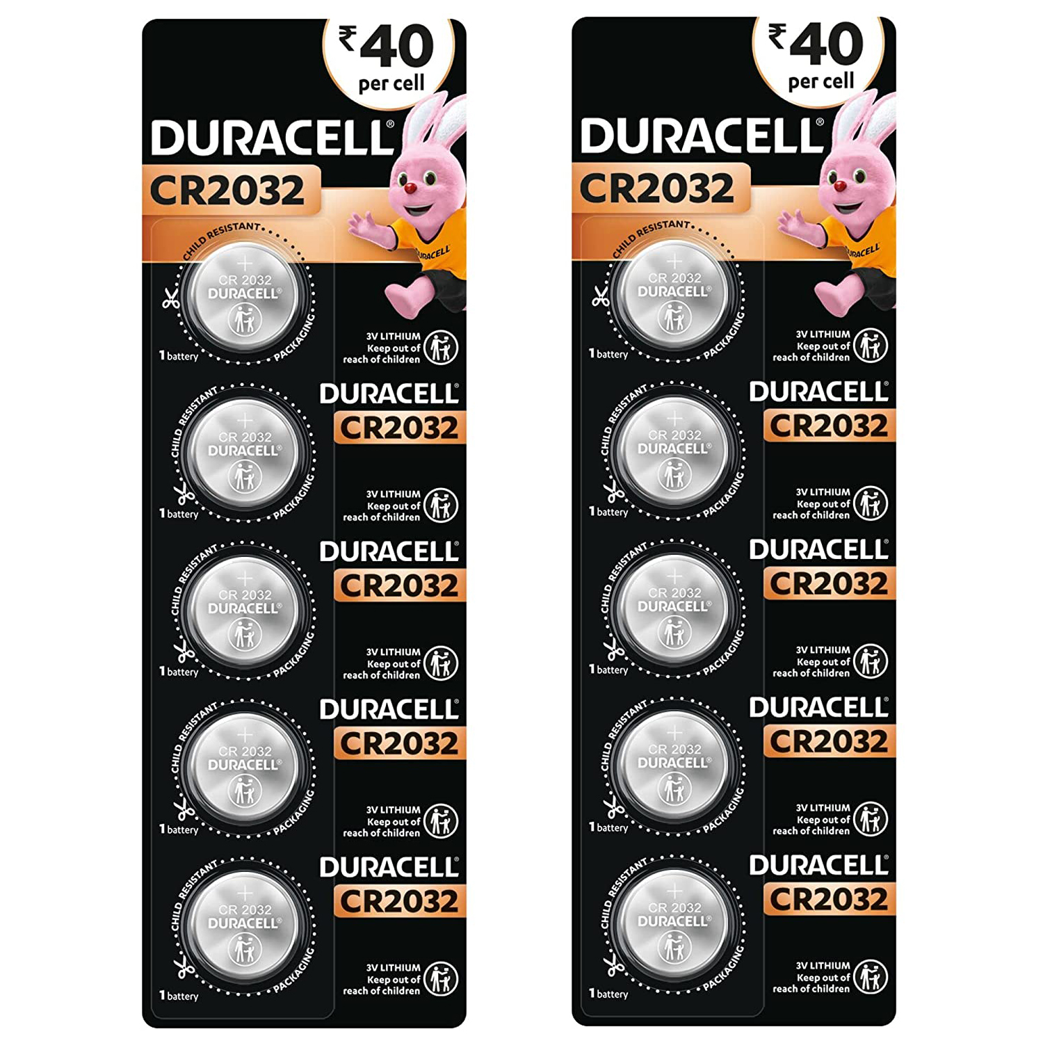 Duracell CR2032 Button Cell Batteries